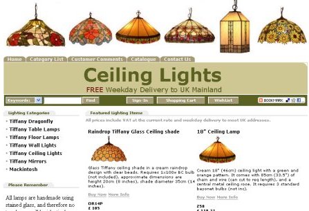 CeilingLights.co.uk | Lighting retail shop specialising in ceilng lights